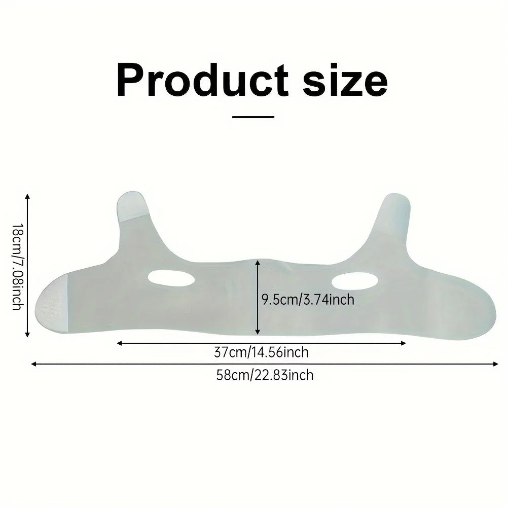 Jawline Shaping Compression Wrap – Sculpt and Firm Your Face with Daily Chin Lift Support for Women and Men | Thomler