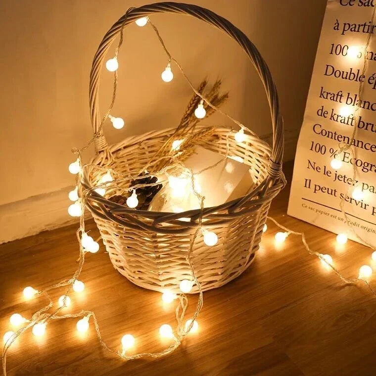 LED Fairy Light Strand 20 Feet Warm White USB Powered with Switch for Bedroom Patio Wedding Party Garden Indoor Outdoor Ambient Lighting Dec | Thomler