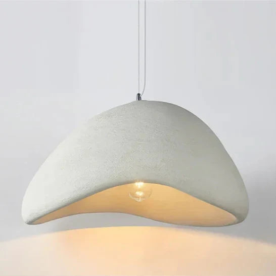 Ceiling Pendant Light Fixture Minimalist Japanese Design HDPE Glass Iron Hardwired for Dining Room Kitchen Island Living Room Bedroom Modern | Thomler