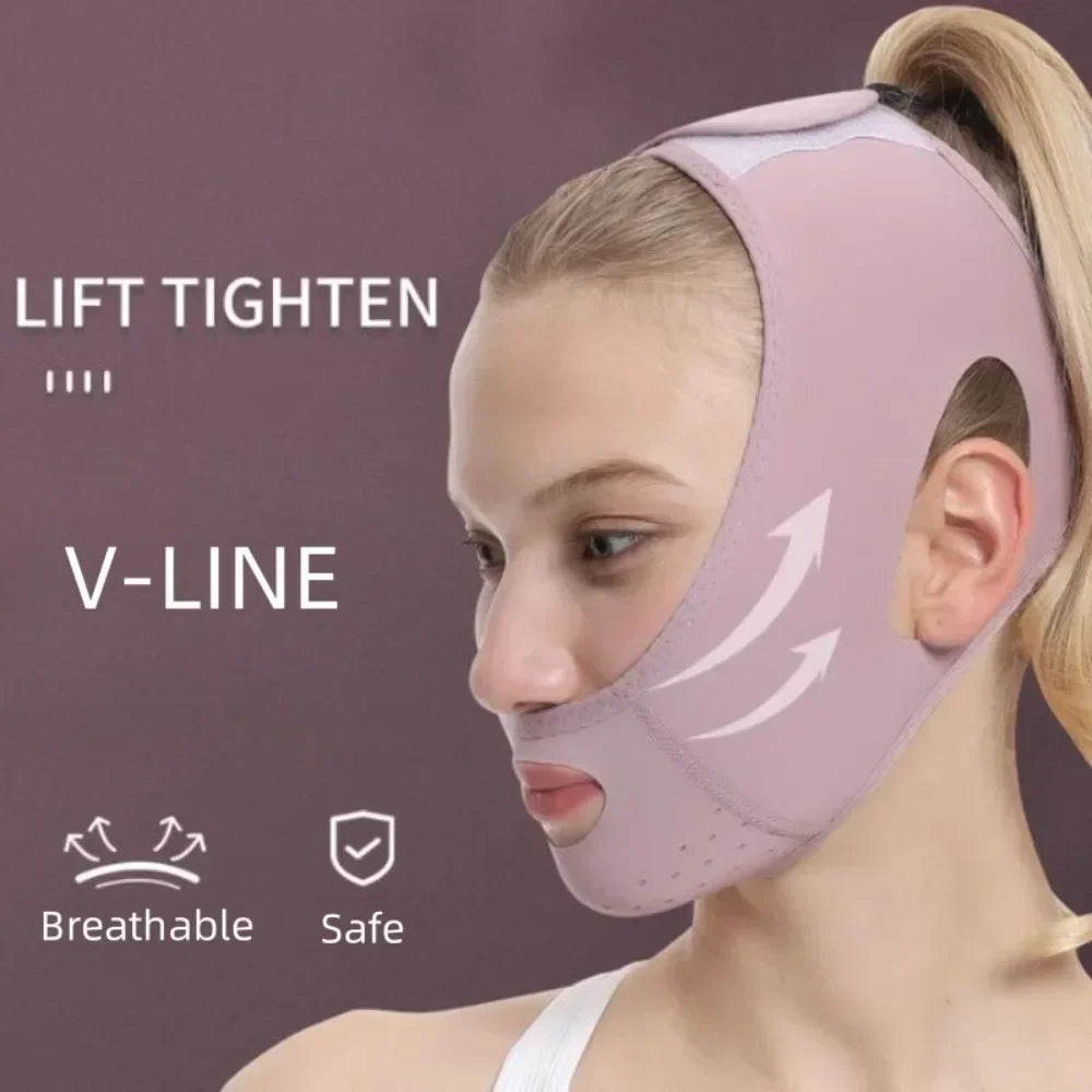 Jawline Shaping Compression Wrap – Sculpt and Firm Your Face with Daily Chin Lift Support for Women and Men | Thomler