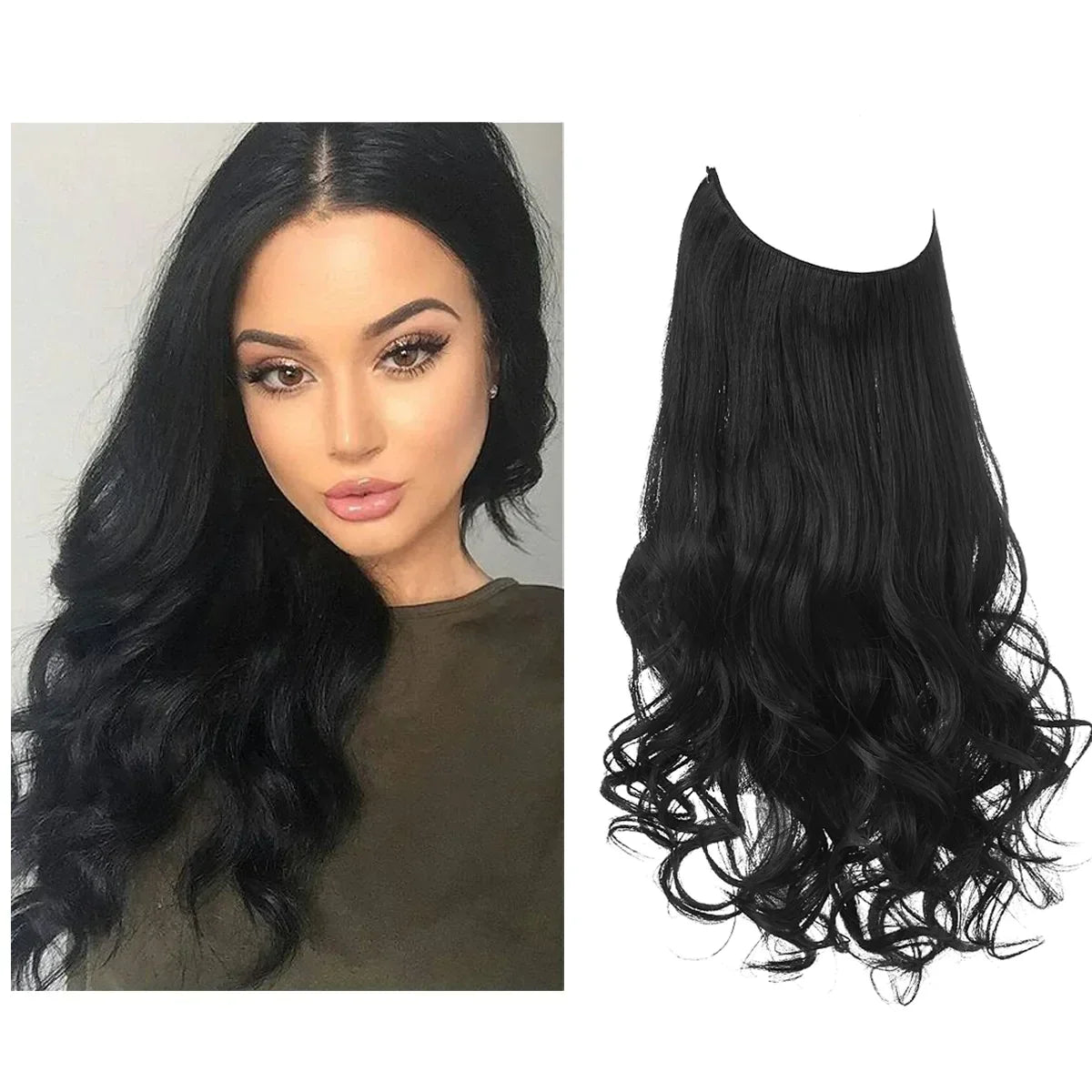 Clip-In Hair Extensions for Volume & Length – 14, 16 & 18 in – 17 Color Blends