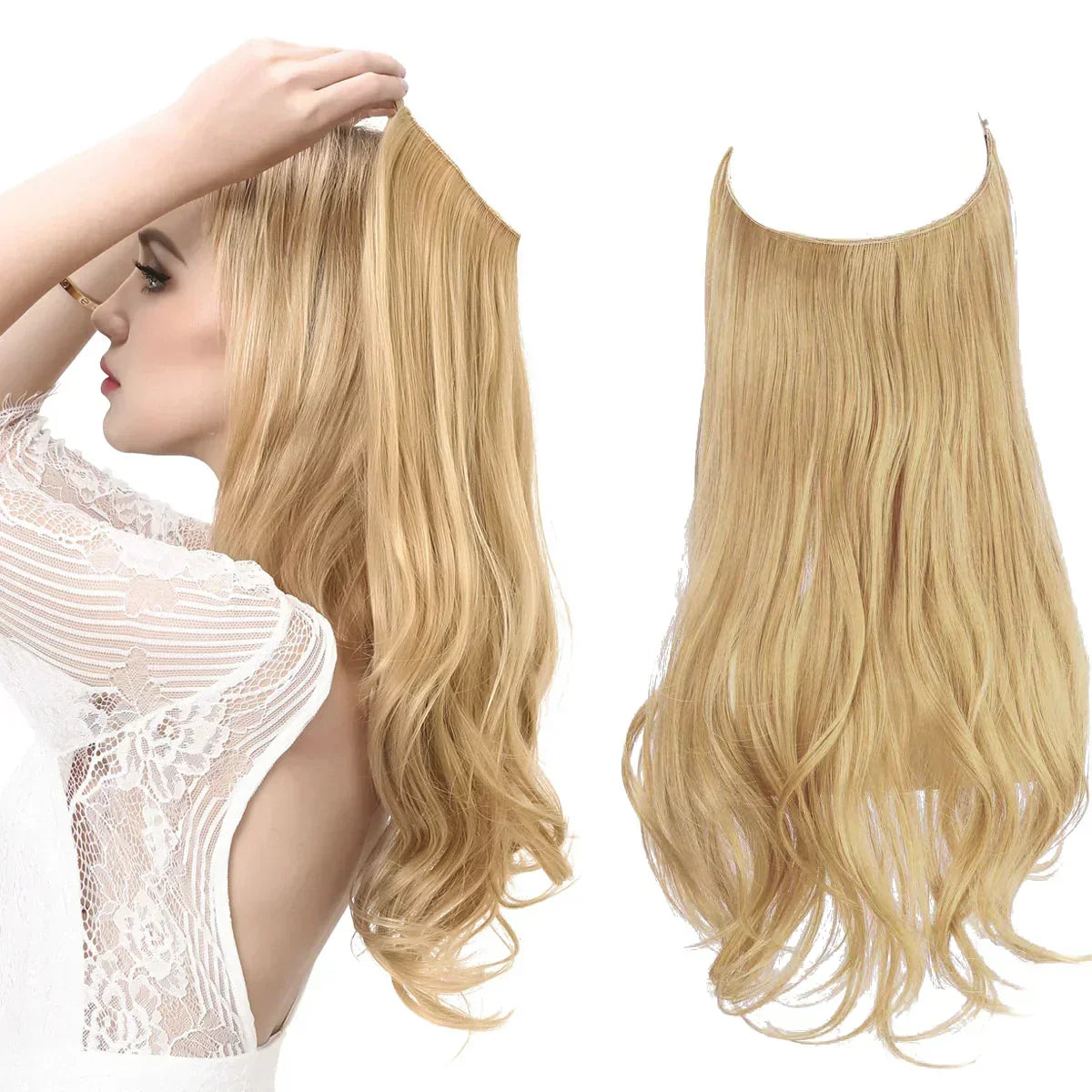 Clip-In Hair Extensions for Volume & Length – 14, 16 & 18 in – 17 Color Blends