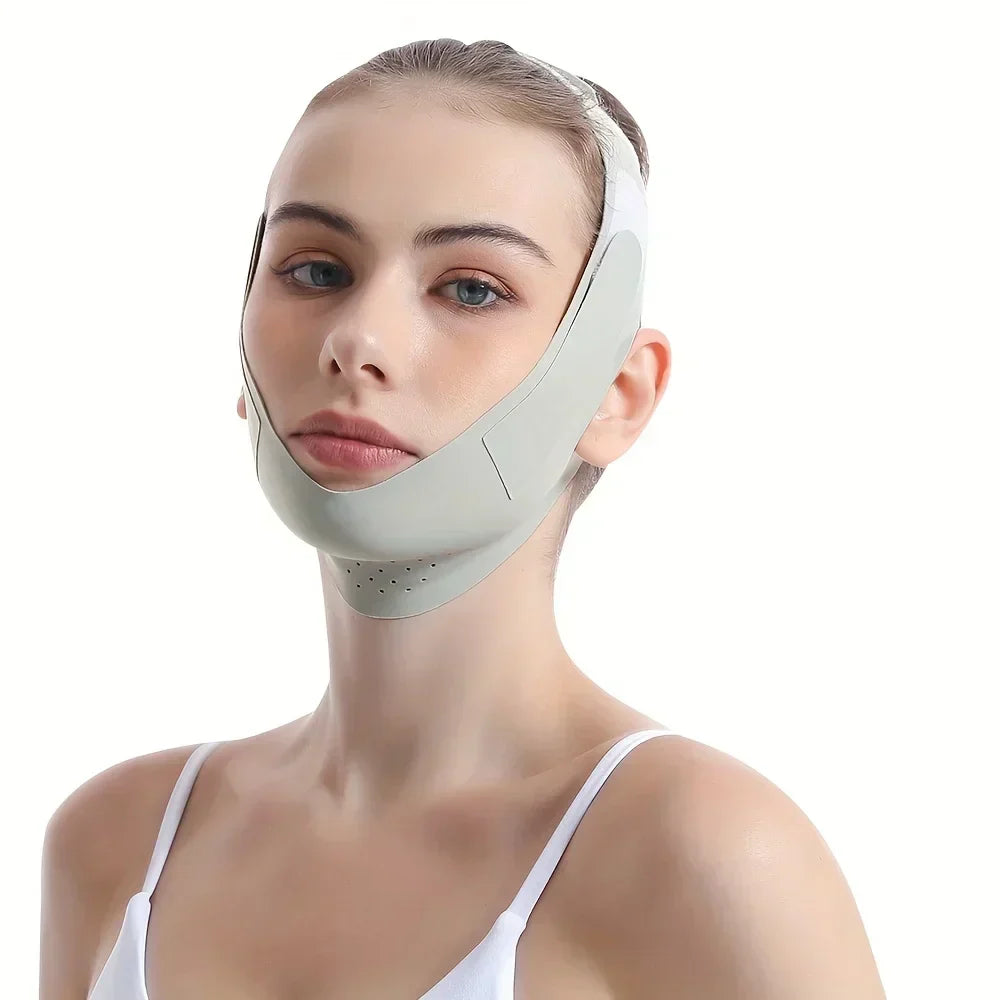 Jawline Shaping Compression Wrap – Sculpt and Firm Your Face with Daily Chin Lift Support for Women and Men | Thomler