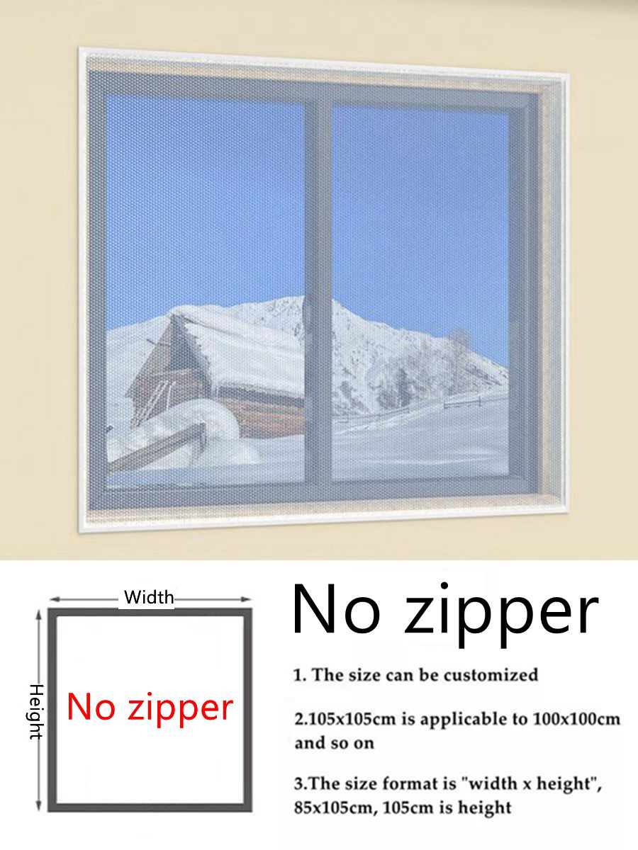 Insulating Window Film Kit – Dual-Layer Thermal Draft Stopper with Adhesive Zipper