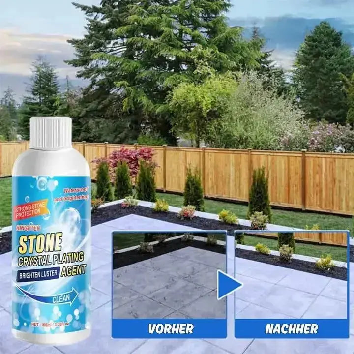 Natural Stone Cleaner for Rust & Oxidation Stains – Eco-Friendly Formula for Granite, Marble, Slate & Concrete Surfaces Indoors & Outdoors | Thomler