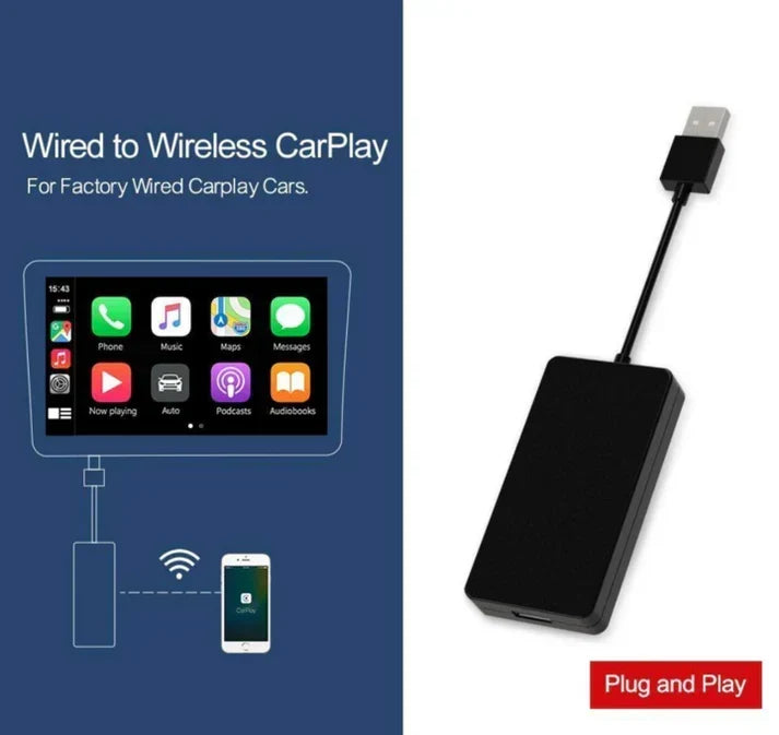 Carplay& Android Auto adapter-Suitable for all car brands