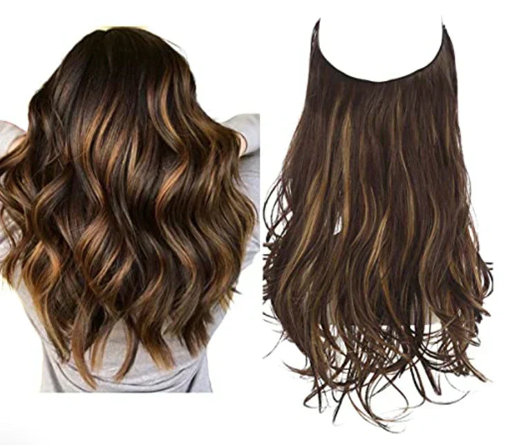 Clip-In Hair Extensions for Volume & Length – 14, 16 & 18 in – 17 Color Blends