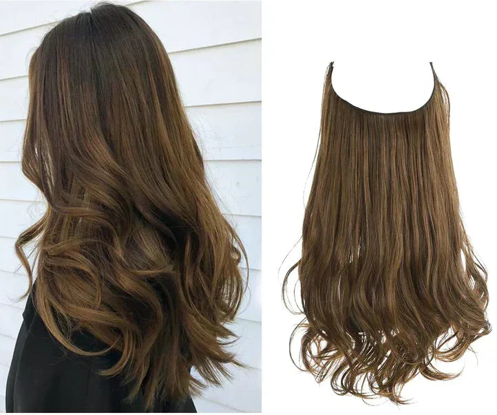 Clip-In Hair Extensions for Volume & Length – 14, 16 & 18 in – 17 Color Blends
