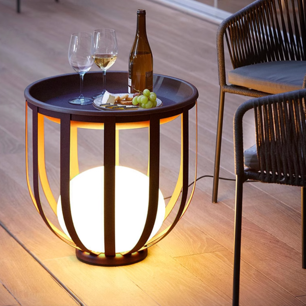 Solar tuinverlichting op een staak met bloemdesign voor paden en terrassen, 56 cm of 94 cm aluminium led-accentverlichting voor tuinlandschap, buitenloopbrug | Thomler
