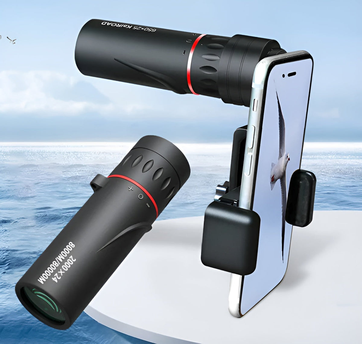 Compact Monocular Telescope with Manual Focus – Lightweight Optical Viewer for Wildlife Watching, Hiking & Travel – Waterproof Spotting Scop | Thomler