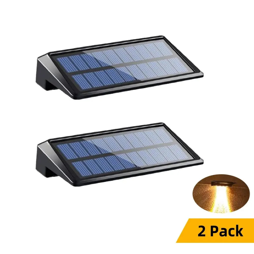 Outdoor Garden Pathway Lights Solar Powered 2-Pack with Dusk-to-Dawn Sensor Waterproof IP44 Dimmable LED Landscape Accent Lighting for Patio | Thomler