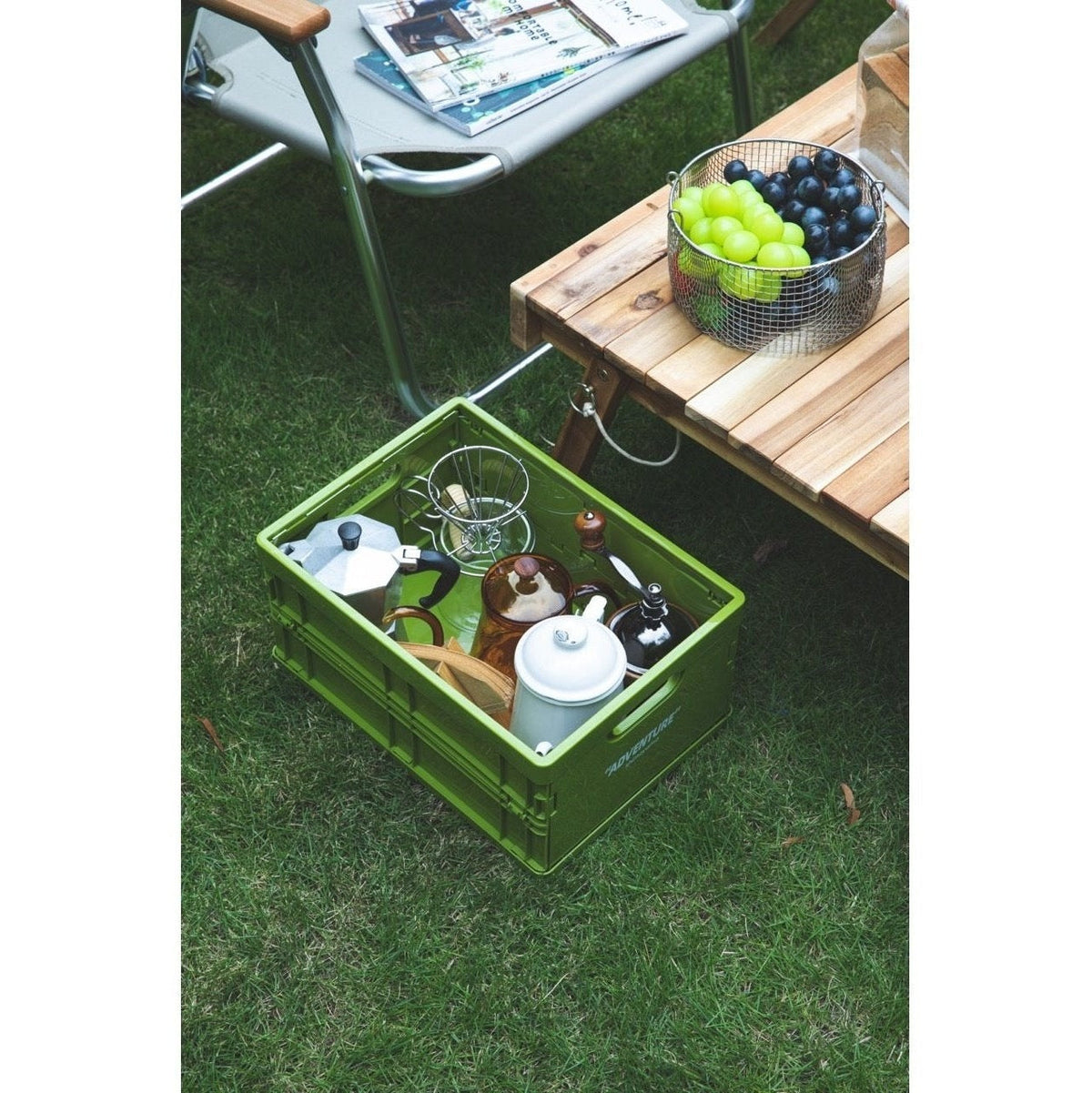 Collapsible Plastic Bin 14 x 10 x 7 Inches Gray Office File Holder Letter-Size Lightweight Desk Organizer Nestable Container for Home Worksp | Thomler