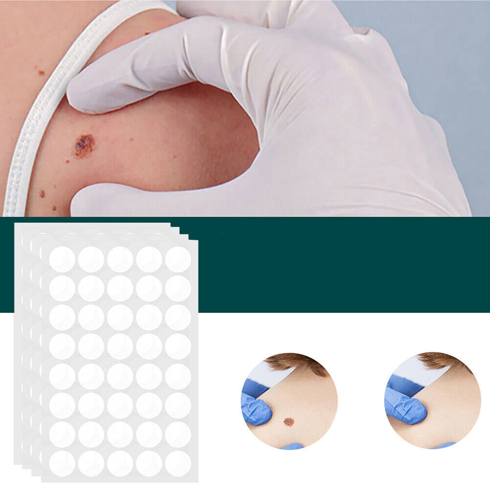Hydrocolloid Skin Tag & Wart Remover Patches 120-Pack | Gentle Spot Treatment for Home Use | Invisible Adhesive Discs with Tea Tree Oil