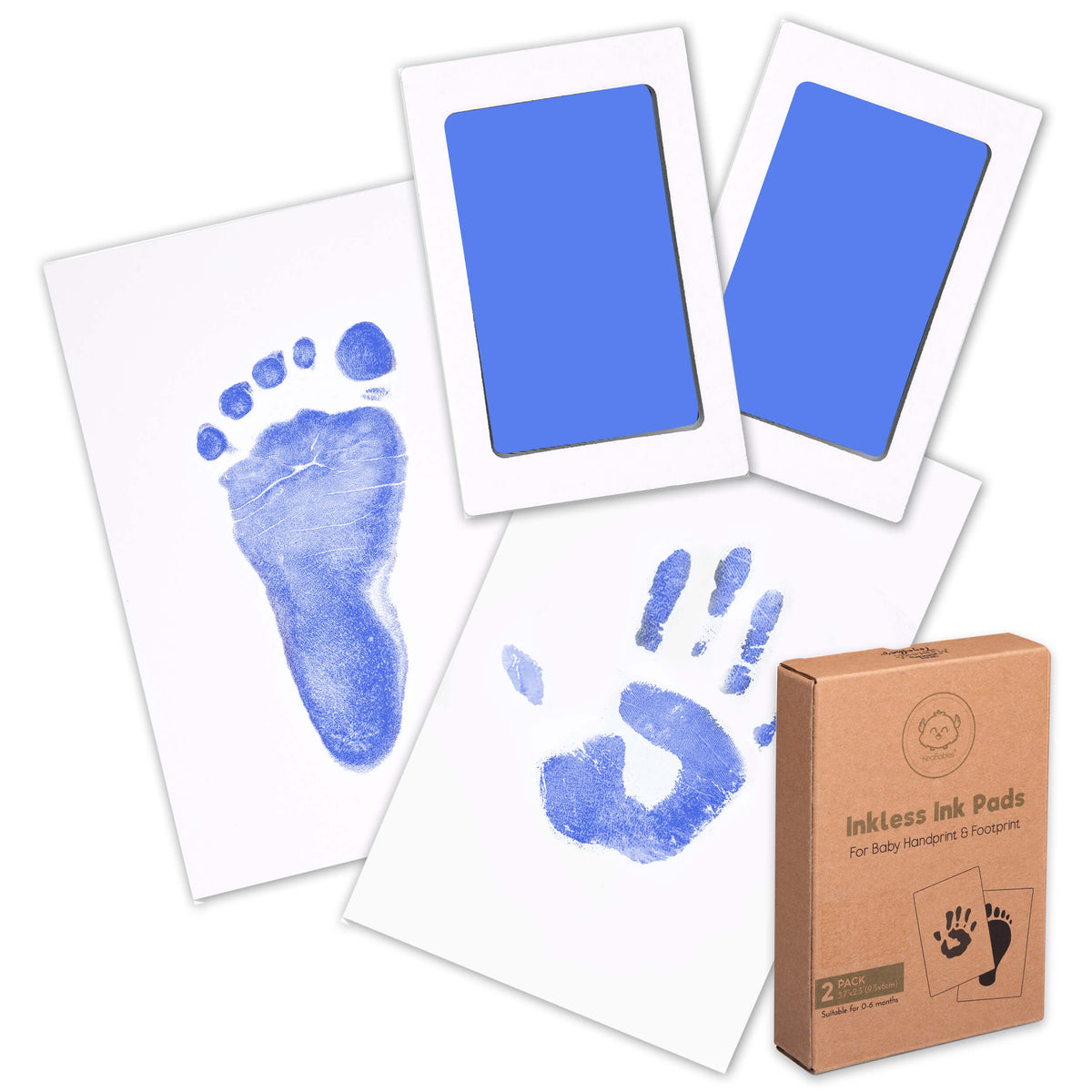 2-Pack Baby Inkless Ink Pads