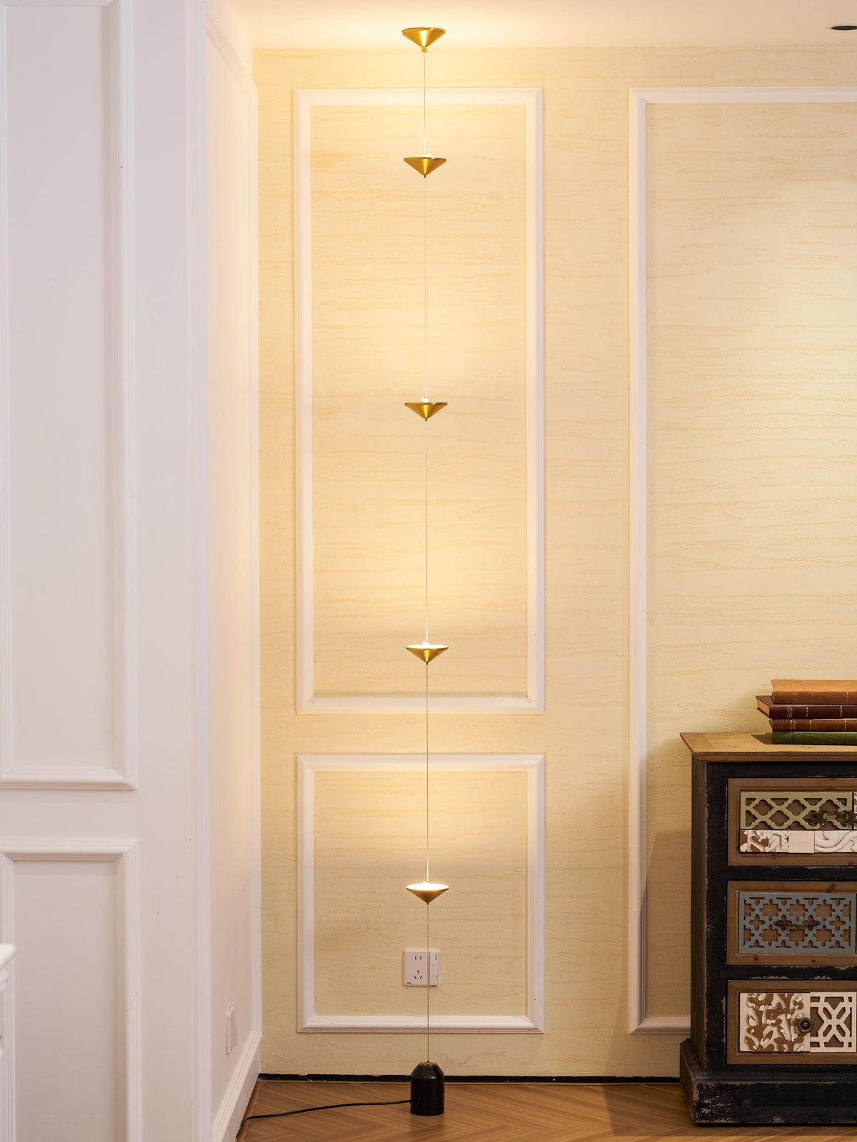 Lámpara de pie LED con contrapeso de mármol y cable de tracción ajustable para sala de estar, dormitorio, rincón de lectura, decoración moderna del hogar, iluminación ambiental y de trabajo