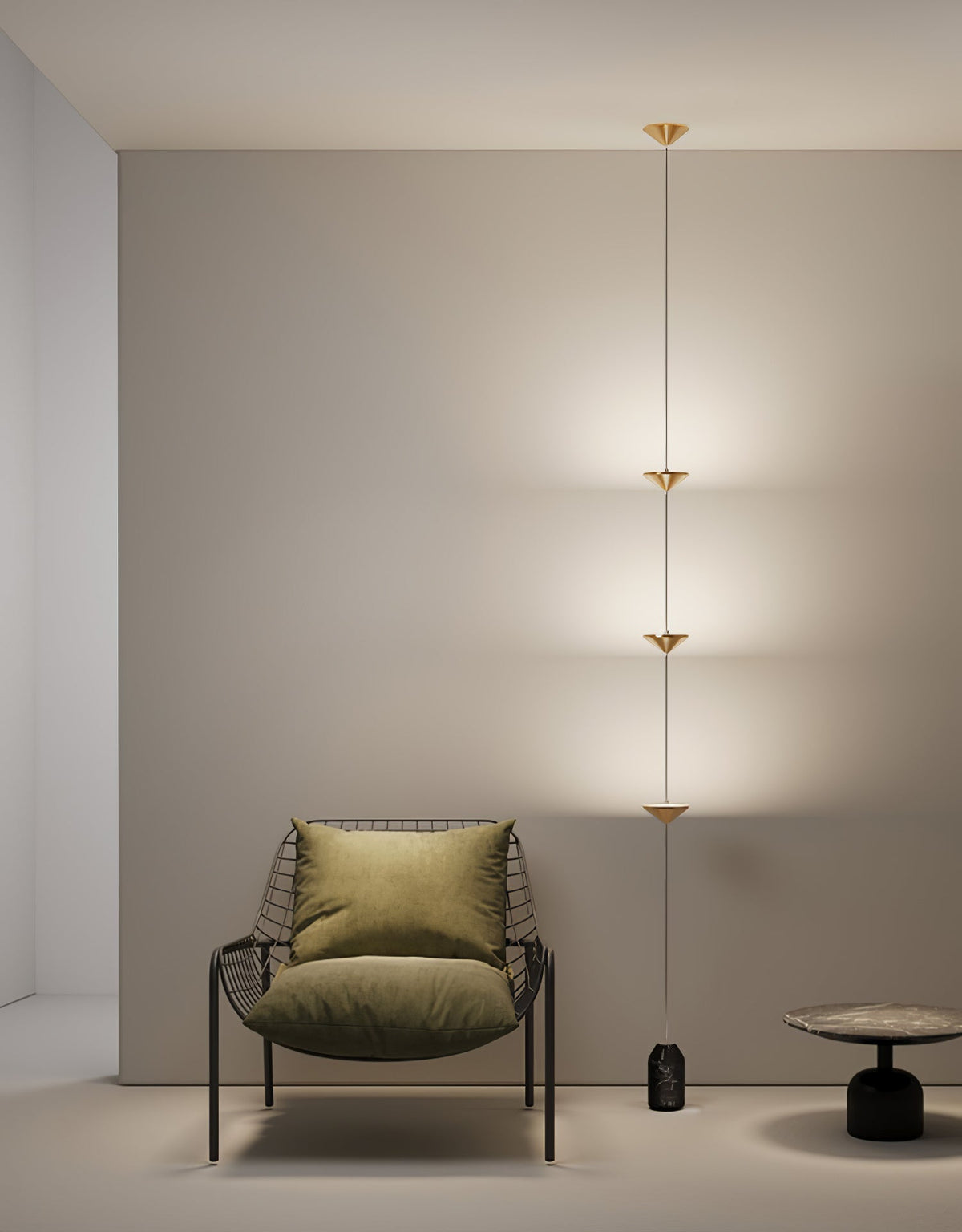 Lámpara de pie LED con contrapeso de mármol y cable de tracción ajustable para sala de estar, dormitorio, rincón de lectura, decoración moderna del hogar, iluminación ambiental y de trabajo