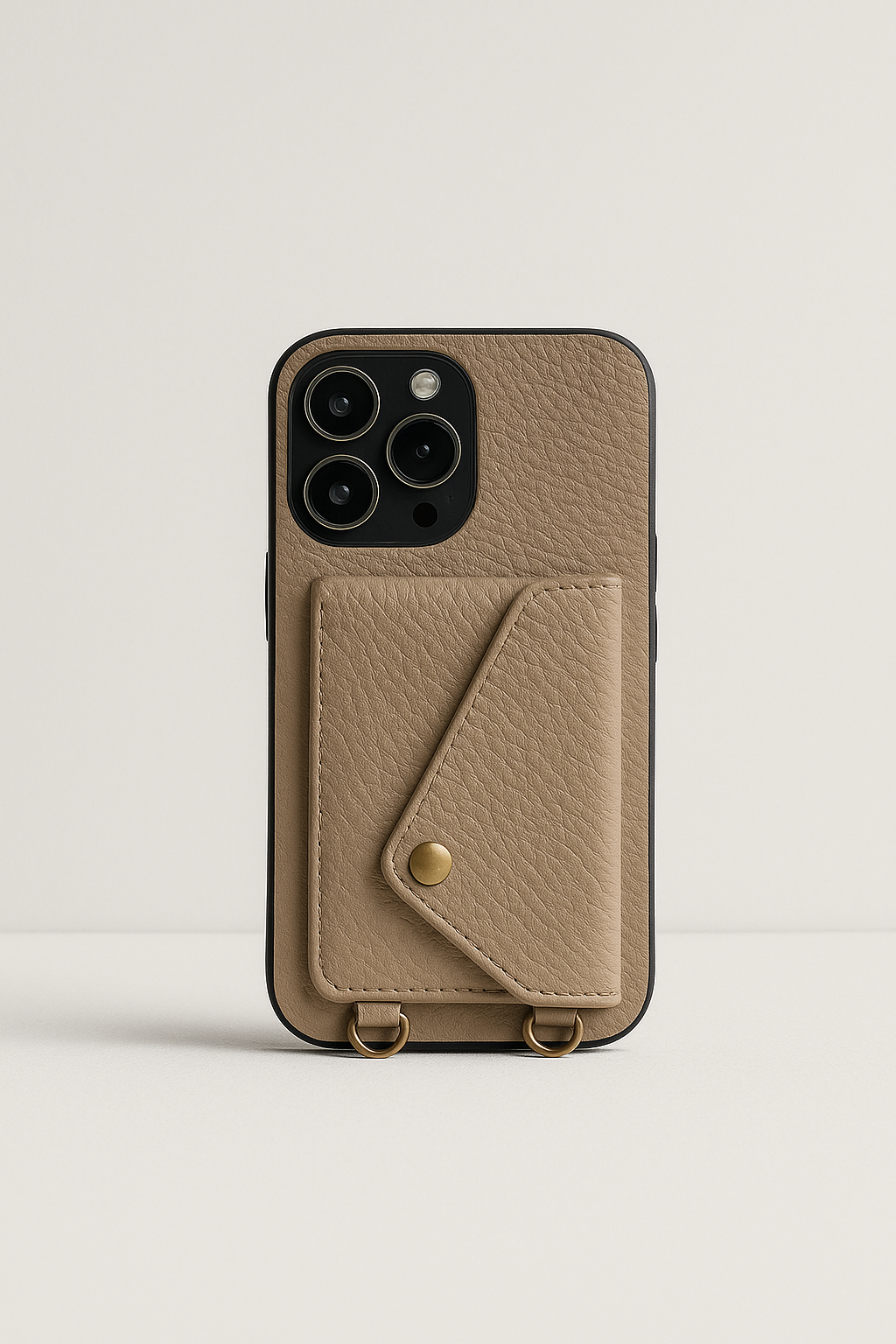 Leather Crossbody Phone Case with Detachable Strap & Card Slot for Women – Hands-Free Smartphone Wallet Holder for iPhone 12 13 14 15 Pro Ma | Thomler
