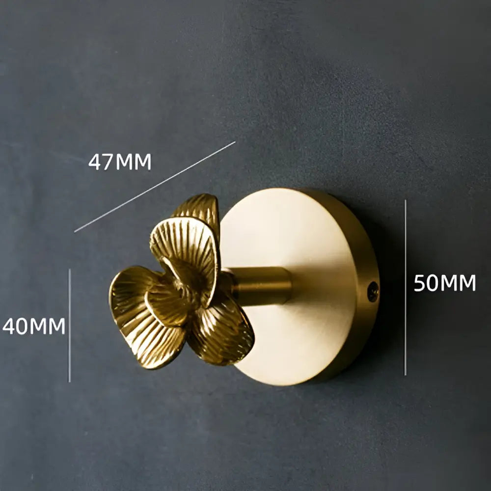 Solid Brass Animal Wall Hook Gold Finish for Coats Hats Bags – Bird Deer Dragonfly Flower Goldfish Rose Decorative Hardware Entryway Bedroom | Thomler