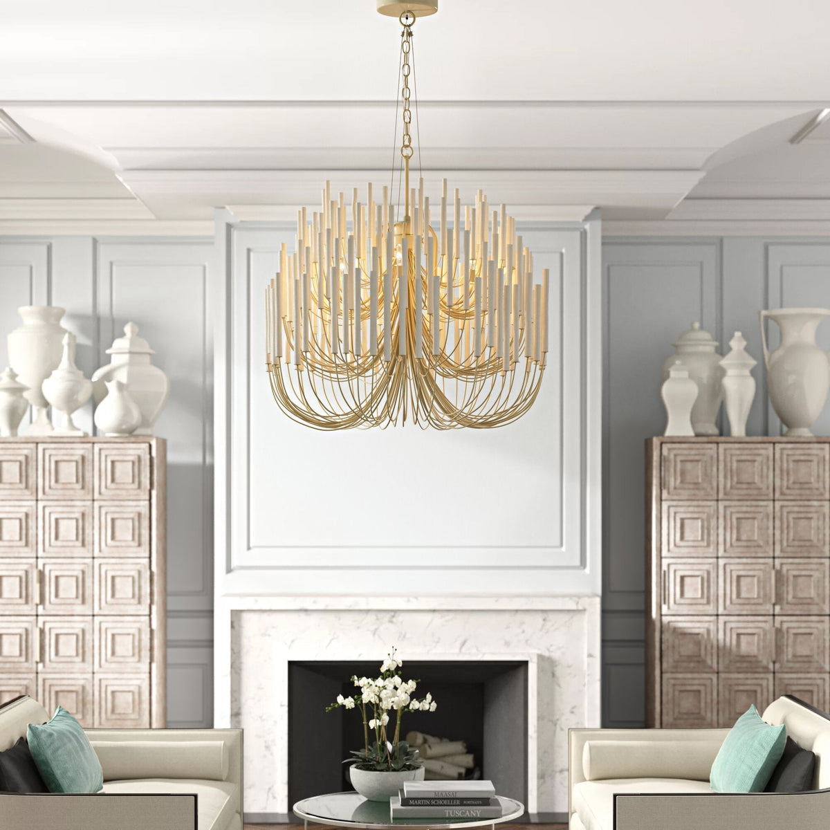 Gelaagde Stick Hanglamp Metalen Constructie Verstelbare Hoogte Eetkamer Entree Hal Modern Plafondverlichting Statement P