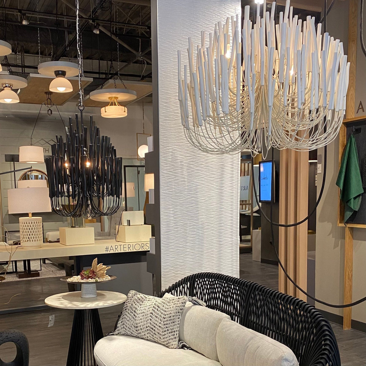 Gelaagde Stick Hanglamp Metalen Constructie Verstelbare Hoogte Eetkamer Entree Hal Modern Plafondverlichting Statement P