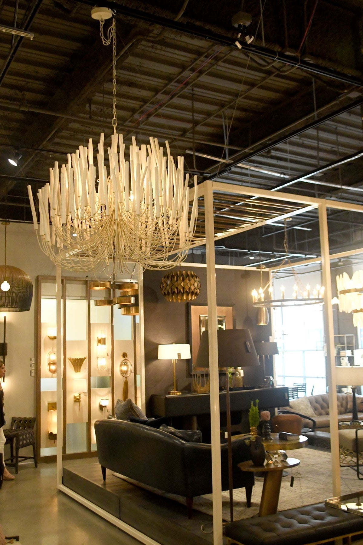 Gelaagde Stick Hanglamp Metalen Constructie Verstelbare Hoogte Eetkamer Entree Hal Modern Plafondverlichting Statement P