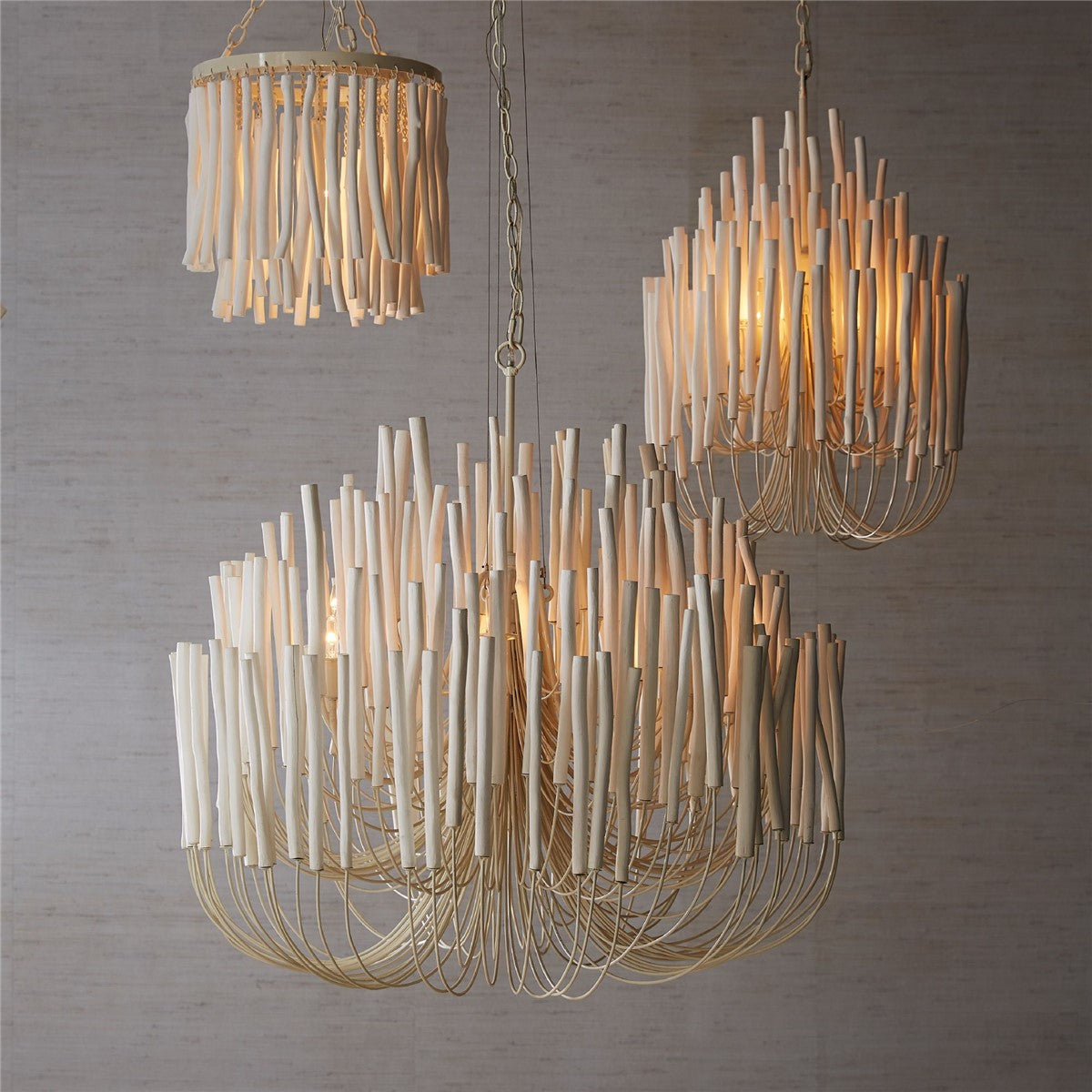 Gelaagde Stick Hanglamp Metalen Constructie Verstelbare Hoogte Eetkamer Entree Hal Modern Plafondverlichting Statement P