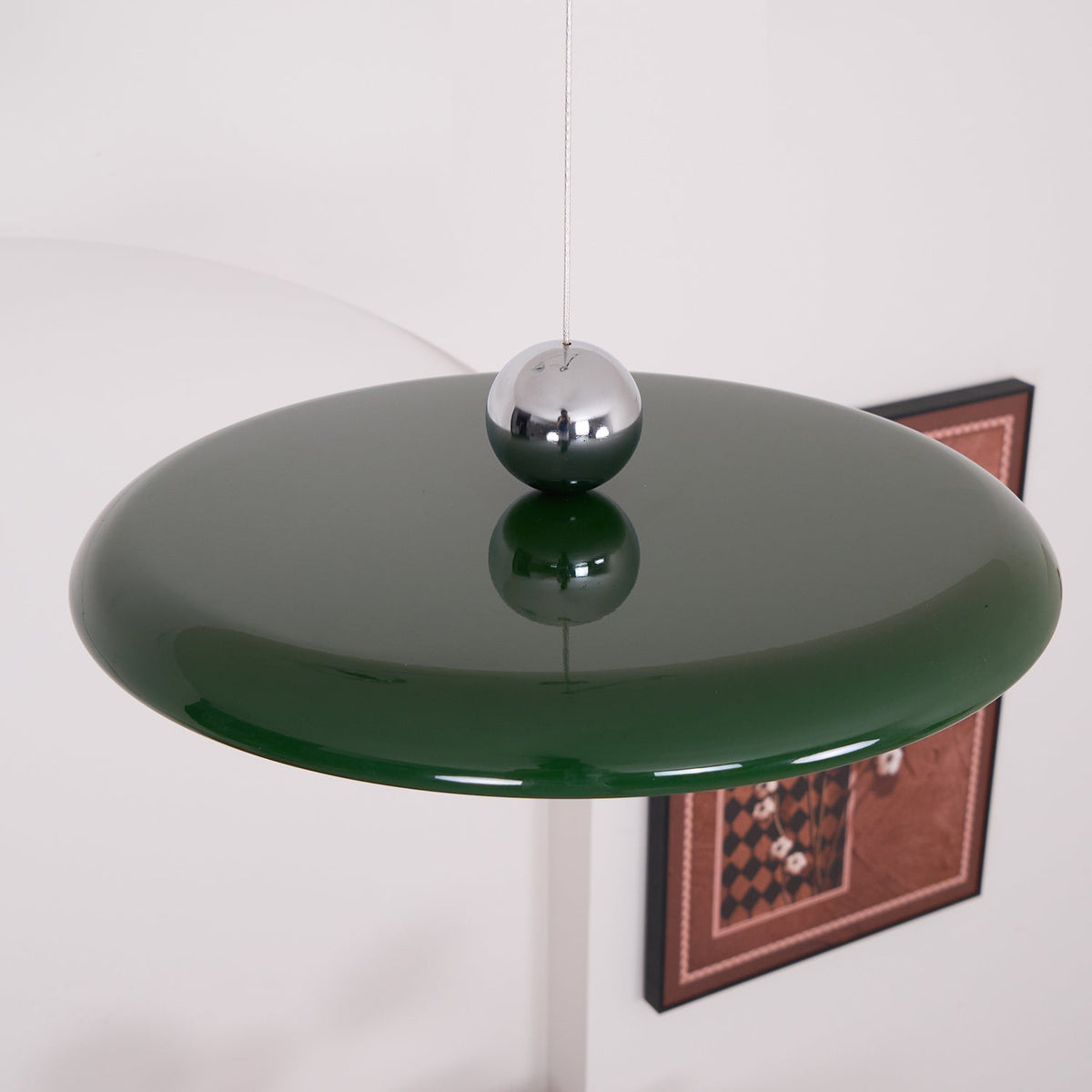 Hangende plafondlamp met acrylplaat, 16 inch, geel, voor kookeiland en eettafel, modern LED-plafondlicht, verstelbaar snoer 59 | Thomler