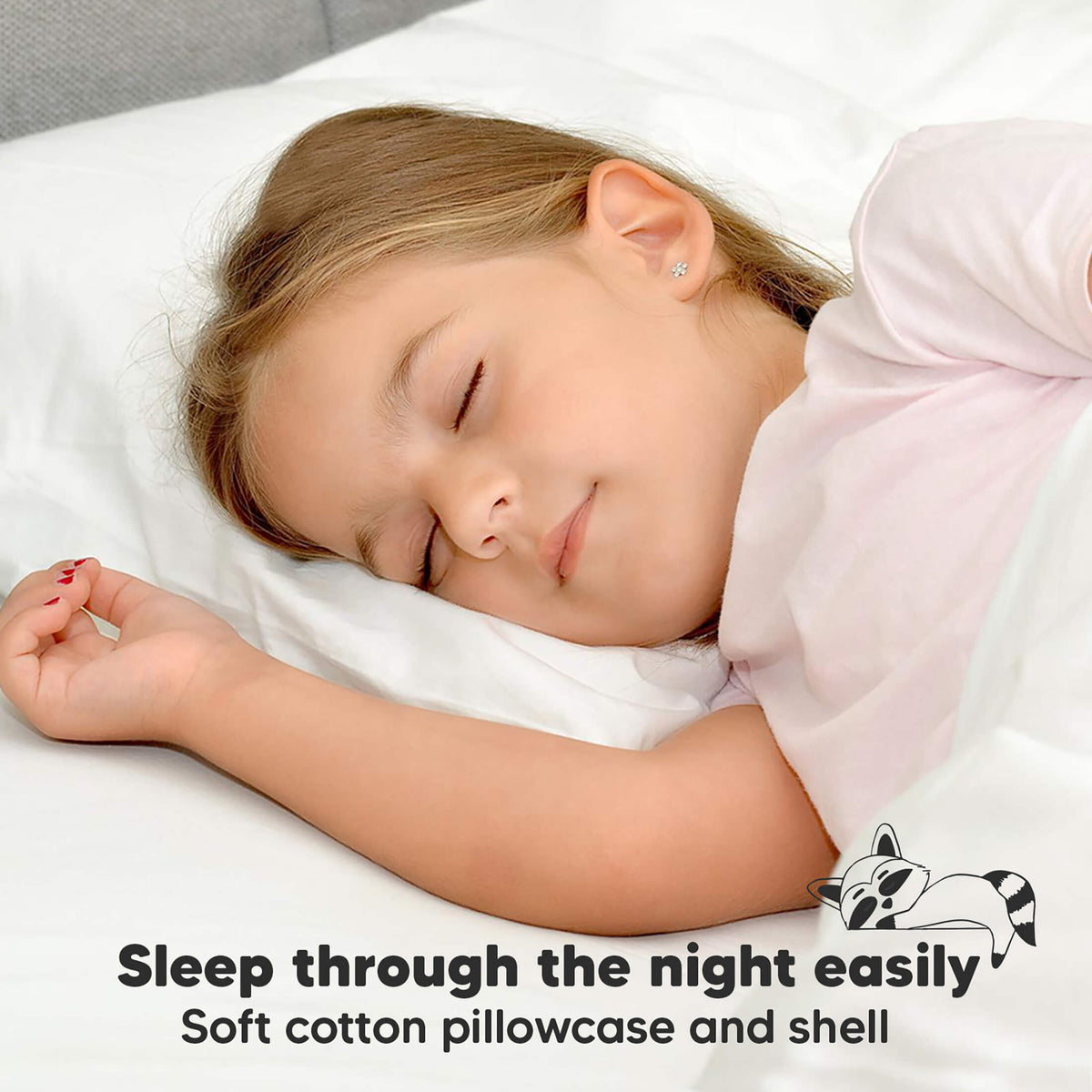 Toddler Pillow with Pillowcase