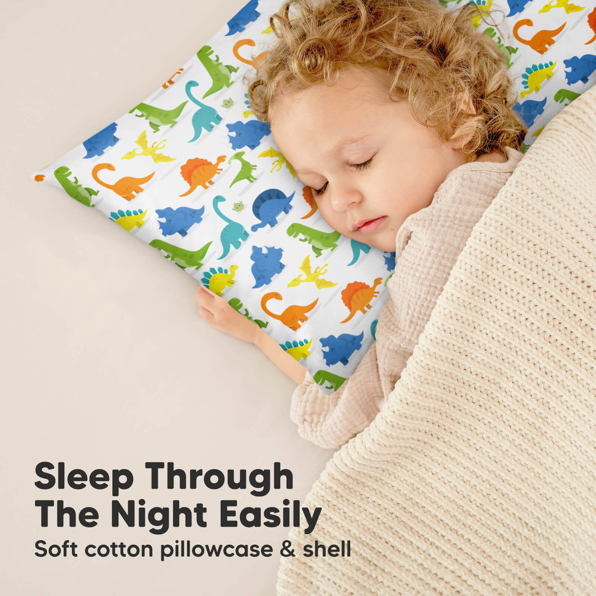 2-Pack Toddler Pillow (Dino Prints)