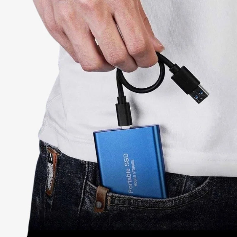 Draagbare Solid State Drive 128GB USB 3.2 Snelle Gegevensoverdracht Compacte Opslag voor Laptops PC Gameconsoles
