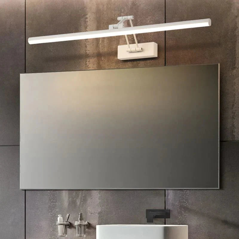 Adjustable LED Vanity Light 12 Inch Three Color Modes Metal Black White Mirror Bathroom Sconce Powder Room Lighting Fixture Makeup Grooming | Thomler