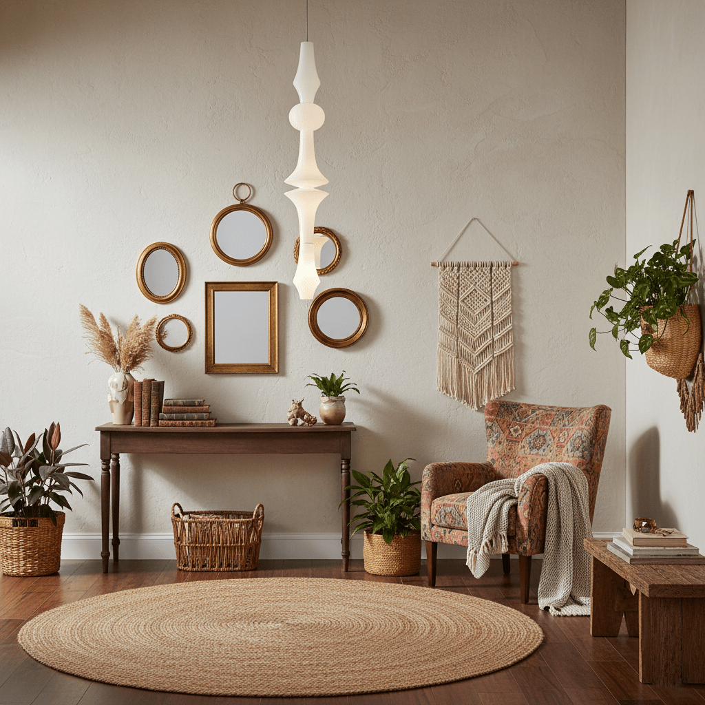 Lámpara de techo artesanal de papel con pantalla cilíndrica blanca, luminaria colgante con casquillo E26/E27 para dormitorio, sala de estar y comedor, luz ambiental moderna | Thomler