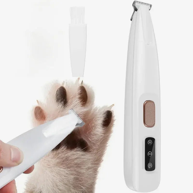 Cordless Rechargeable Pet Grooming Clippers with Built-In LED Light for Dogs Cats All Breeds Waterproof Quiet Trimmer for Home Grooming | Thomler