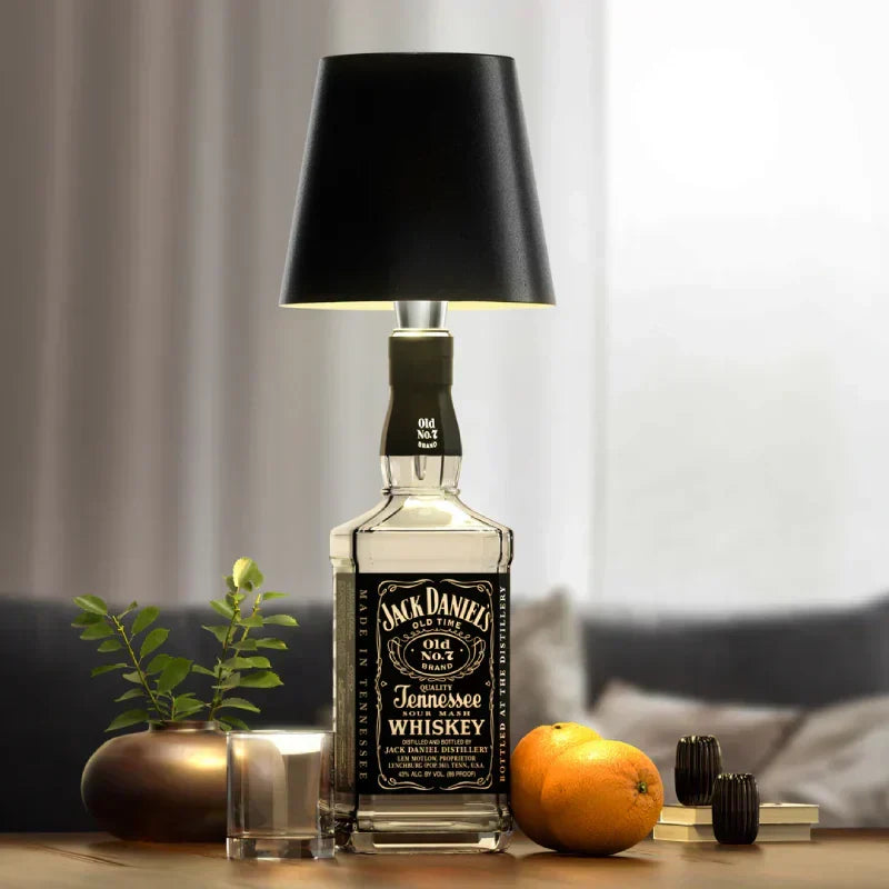 Rechargeable LED Bottle Topper Light 5.5 Inches Wireless Warm Glow Aluminum Cap for Wine Bottles Indoor Outdoor Dining Table Decor Cordless | Thomler
