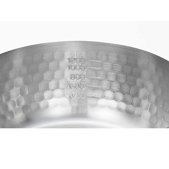 Stainless Steel Soup Pot 1.8 Quart Capacity for Broth Miso Stock Yukihira-Style Pan with Long Handle Lightweight Kitchen Cookware | Thomler