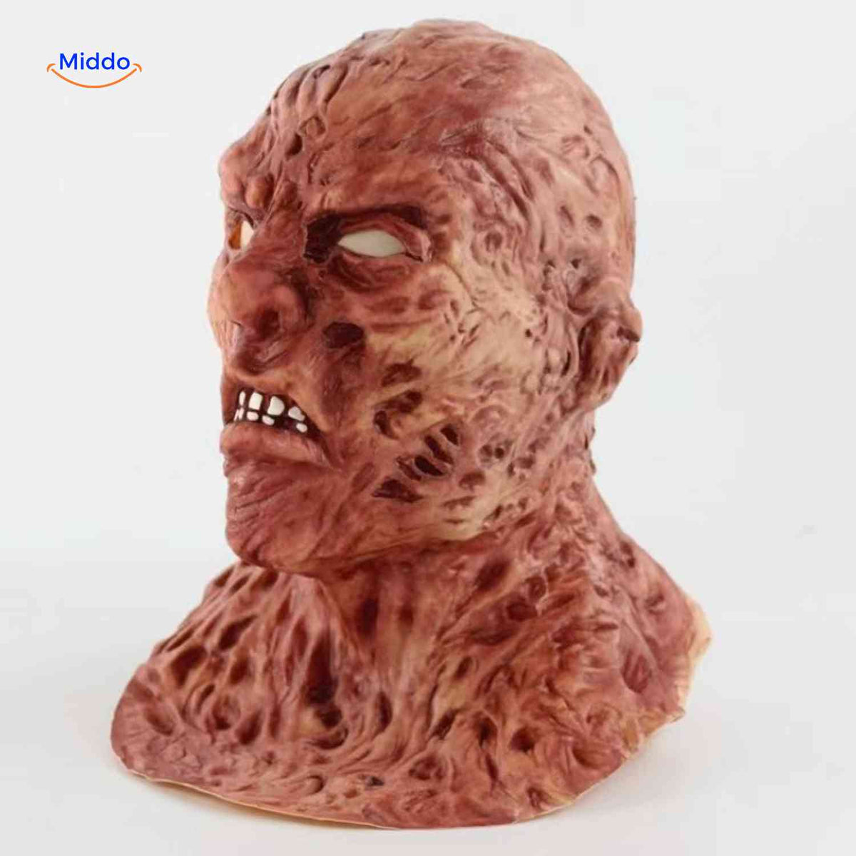 Frightening Latex Horror Character Mask – Lifelike Detail, Breathable Silicone for Costume Parties & Cosplay Events