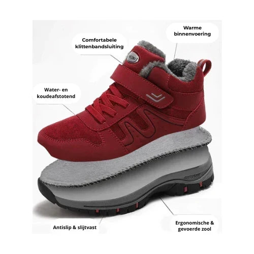 Orthopedic Insulated Winter Boots for Arch Support Pain Relief & Warmth Rated to -13°F Unisex Snow Boots for Plantar Fasciitis