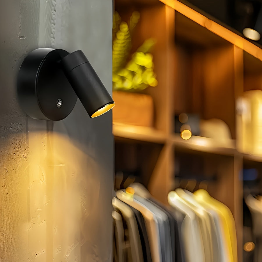Rechargeable LED Accent Spotlight with Touch Dimmer for Artwork, Plants & Shelf Displays | Thomler