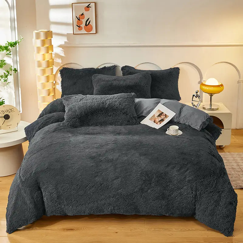 Ultra-Soft Sherpa Fleece Comforter Set – Plush Cloud-Like Warmth for Winter Nights