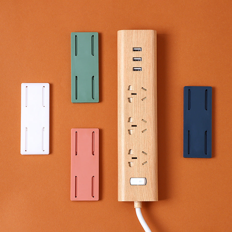 Zelfklevende wandhouders voor stekkerdozen & routers - Peel & Stick kabelorganizer-clips - Set van 10 voor thuiskantoor & keuken