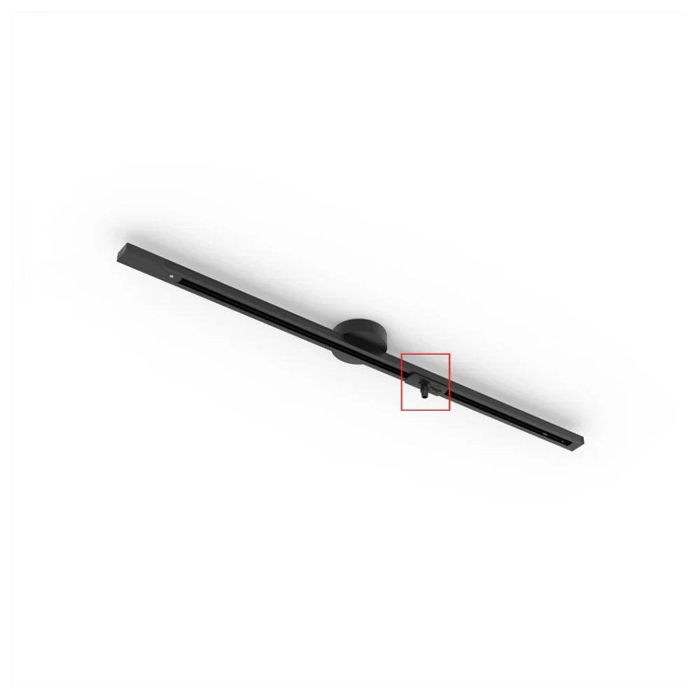 Track Light Adapter 3-Inch ABS Twist-Lock Connector for Adjustable Pendant Fixture Rail Systems Kitchen Dining Commercial Spaces Low-Profile | Thomler