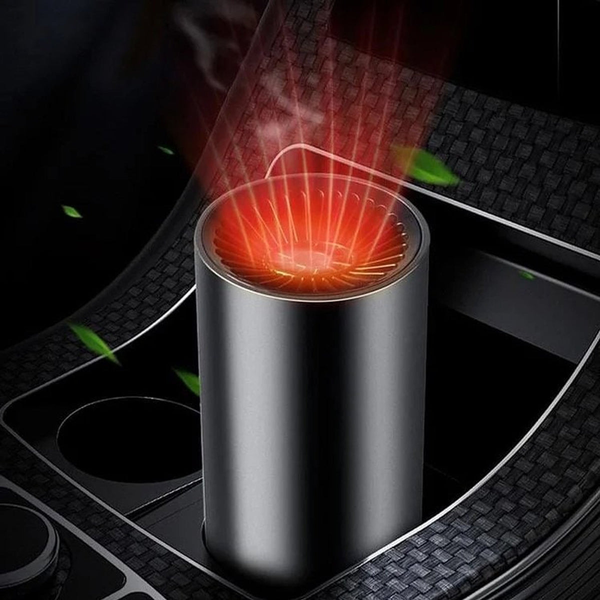 Fast Heating Cup Shape Warm Plug And Use 360 Degree Rotatable Car Air Blower