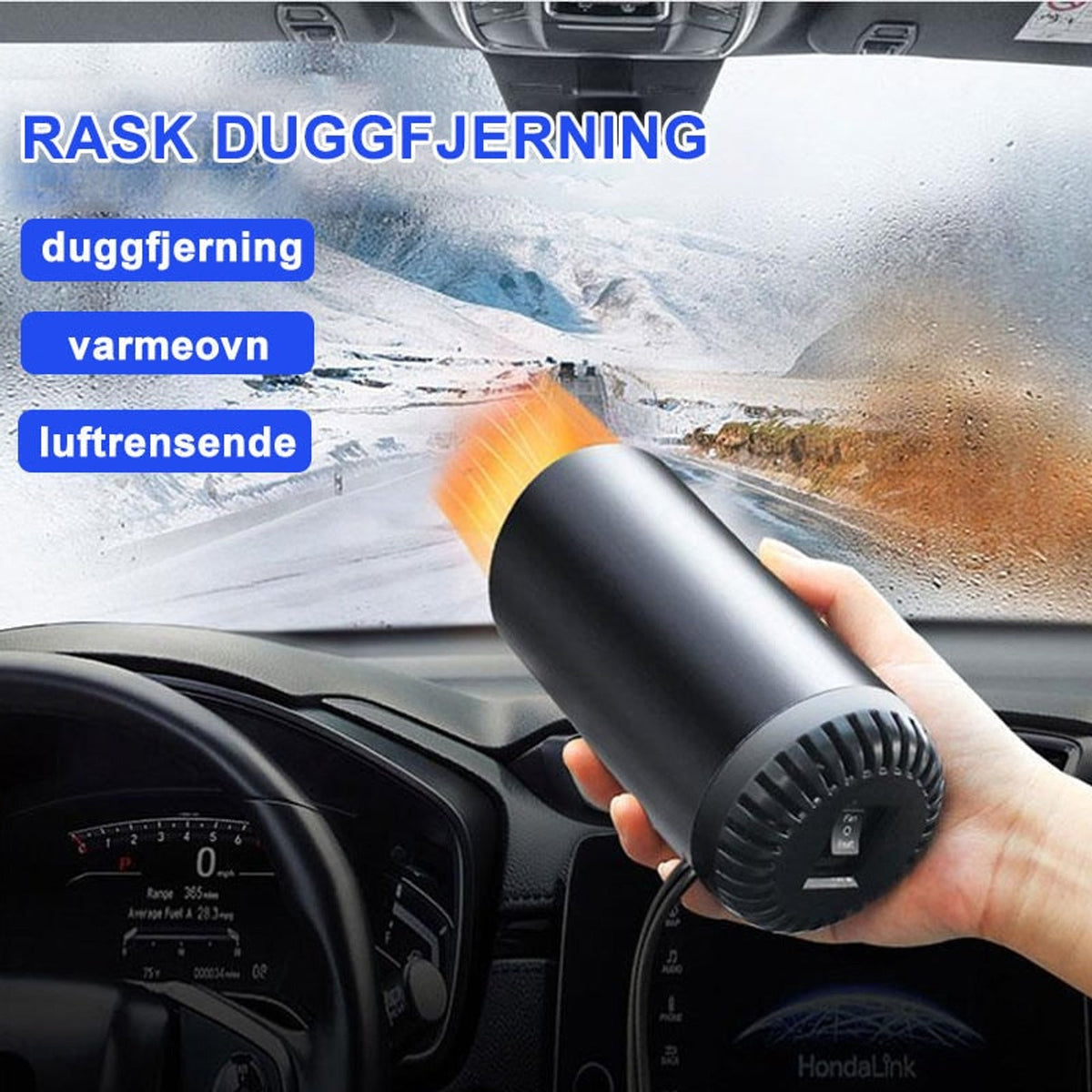 Calefactor de coche Rask Oppvarming