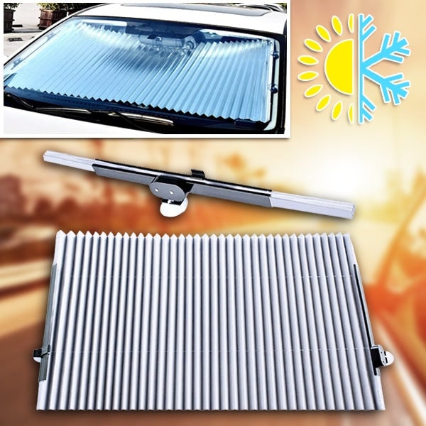 Car Sunshade For Front And Side Windows With UV And Heat Protection Foldable Design