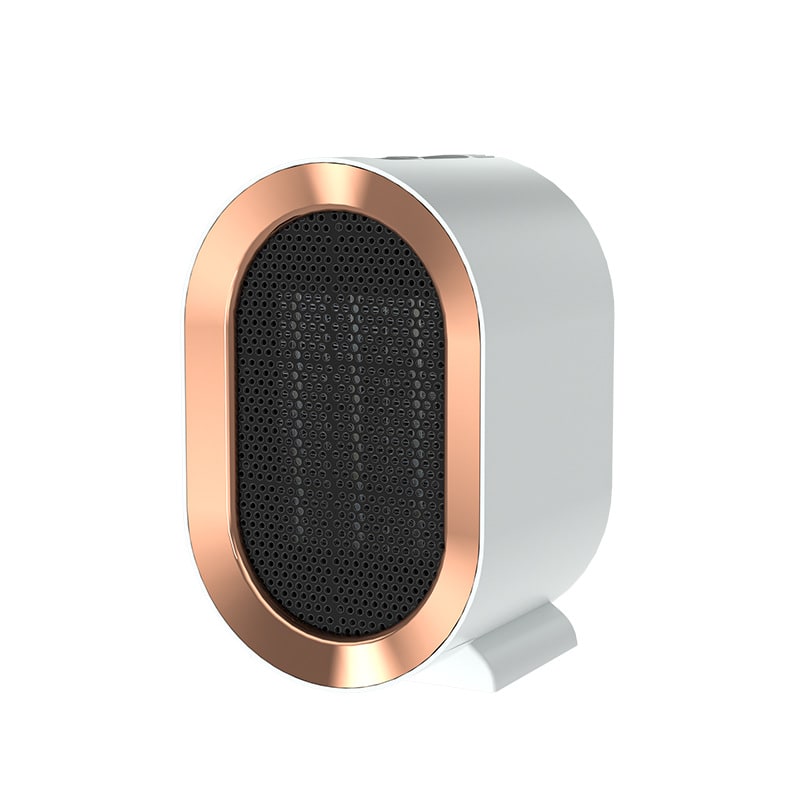 Compact Desktop Ceramic Space Heater with Dual-Speed Fan Control for Home & Office