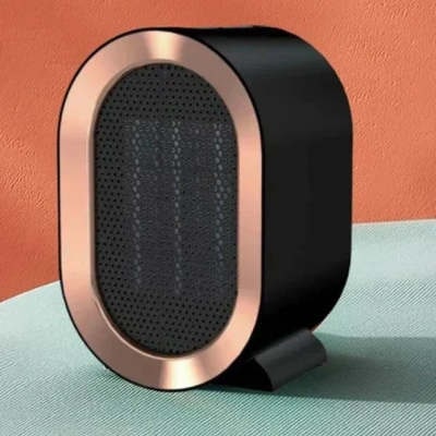 Compact Desktop Ceramic Space Heater with Dual-Speed Fan Control for Home & Office