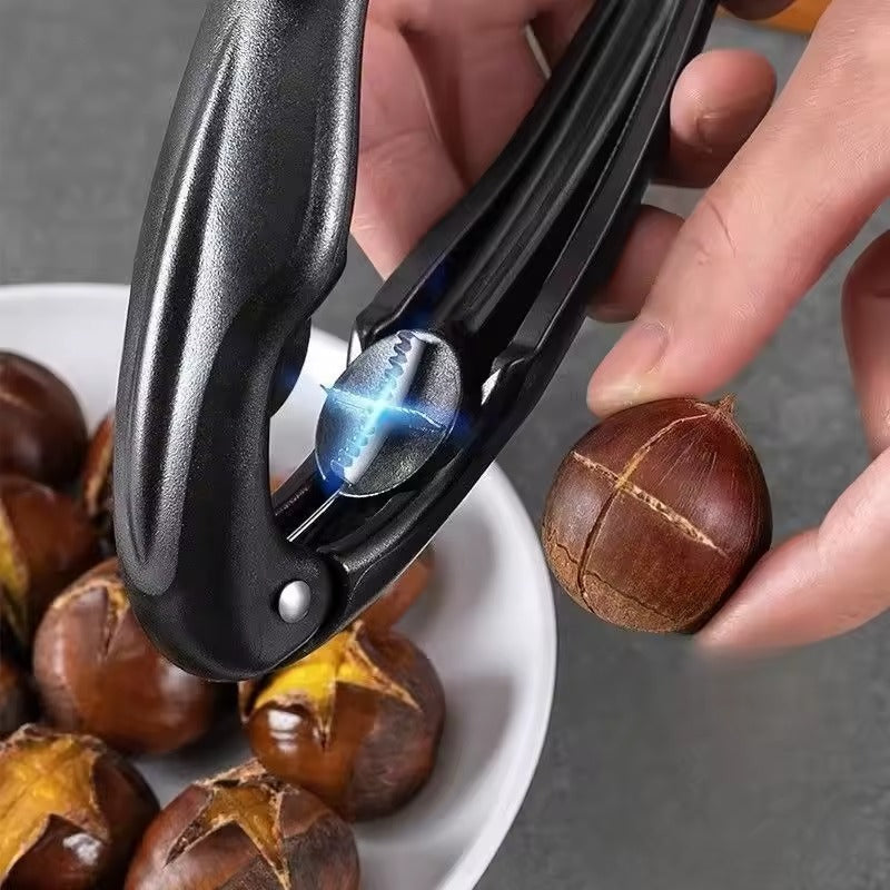 Heavy-Duty Shell Cracker Tool with Comfortable Grip for Walnuts Pecans Hazelnuts Almonds – Durable Metal Kitchen Gadget for Nuts and Chestnu | Thomler