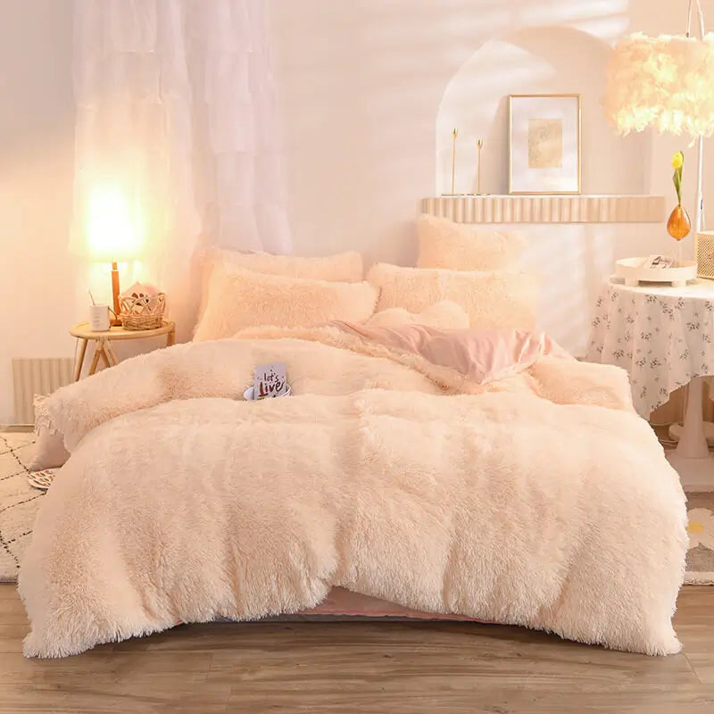 Ultra-Soft Sherpa Fleece Comforter Set – Plush Cloud-Like Warmth for Winter Nights