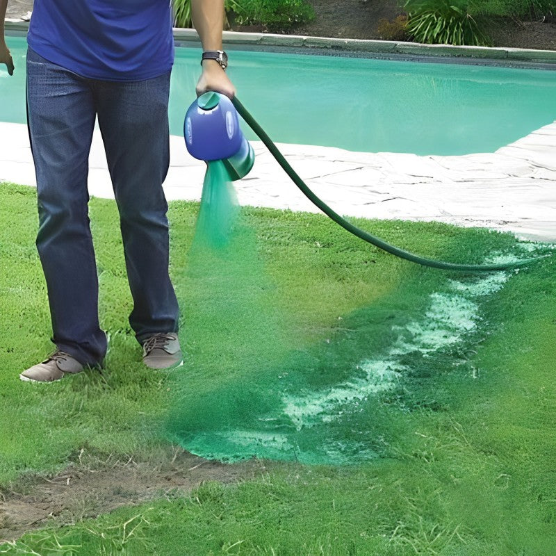 Hose-End Grass Seed Sprayer for Bare Spots & Dog Patches | Covers 100 sq ft | Lawn Repair Kit with Moisture-Locking Formula | Thomler