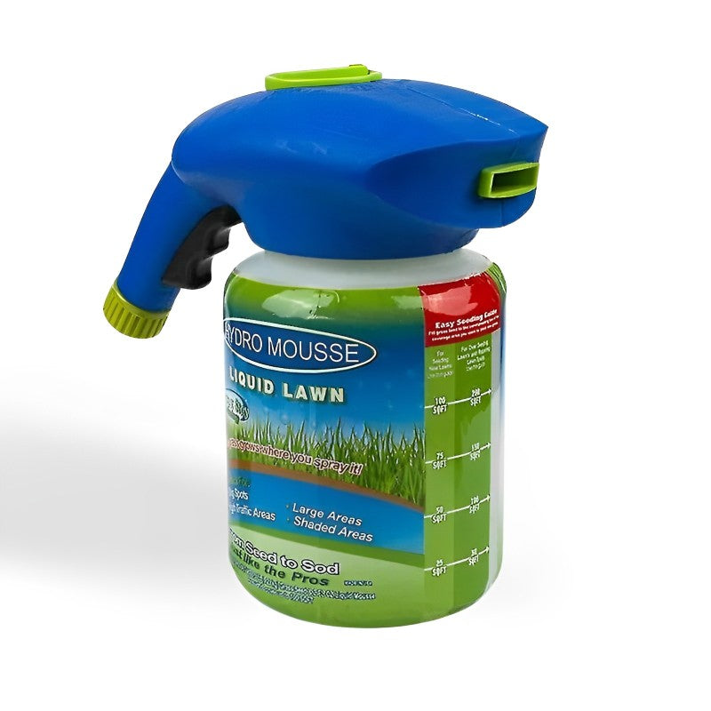 Hose-End Grass Seed Sprayer for Bare Spots & Dog Patches | Covers 100 sq ft | Lawn Repair Kit with Moisture-Locking Formula | Thomler